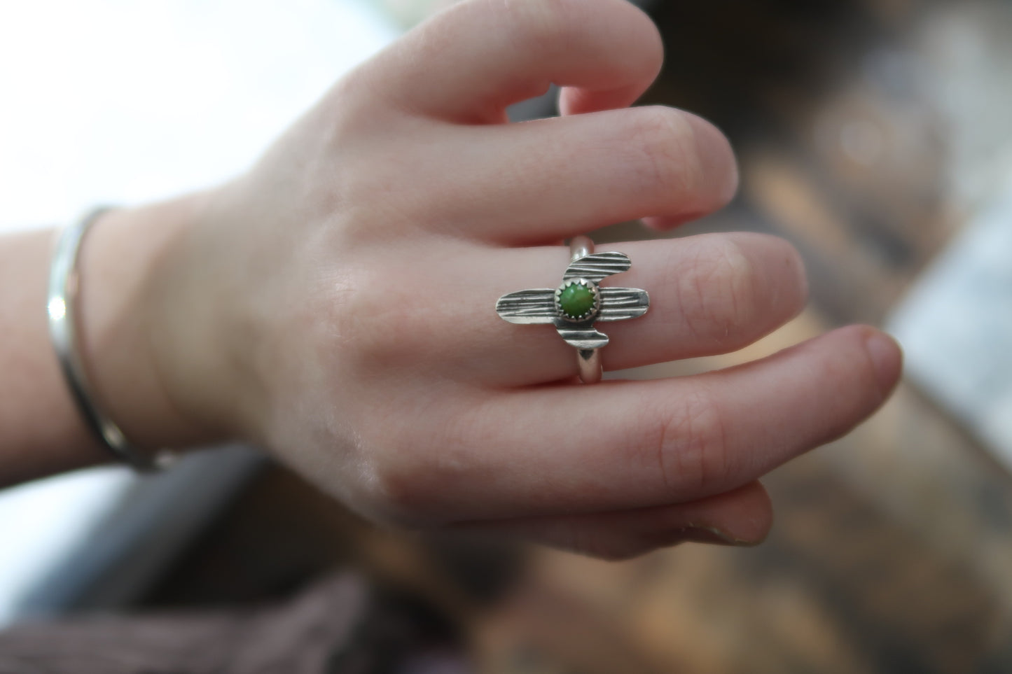Sonoran Gold Cactus Ring