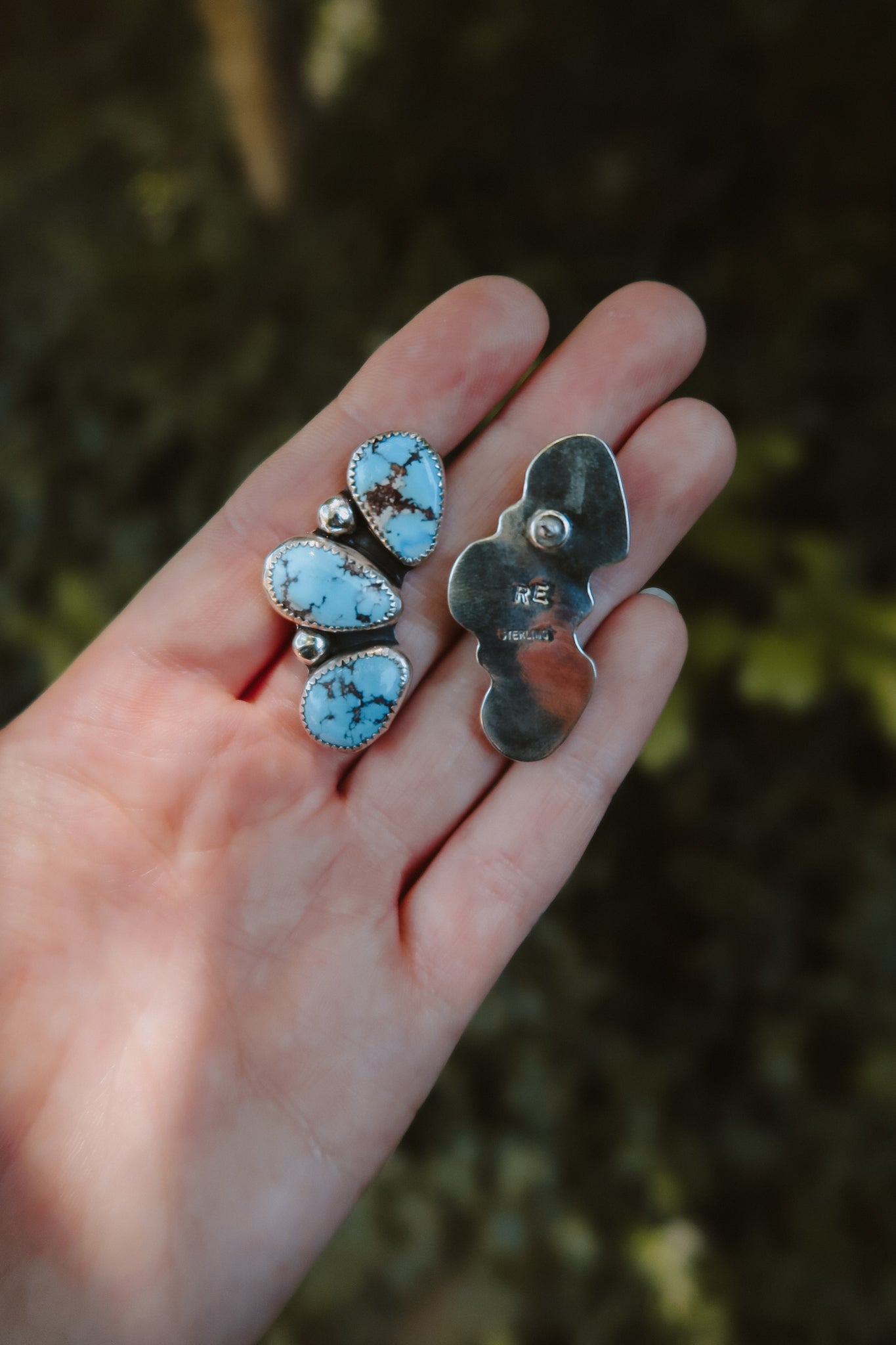 Golden Hill Cluster Earrings