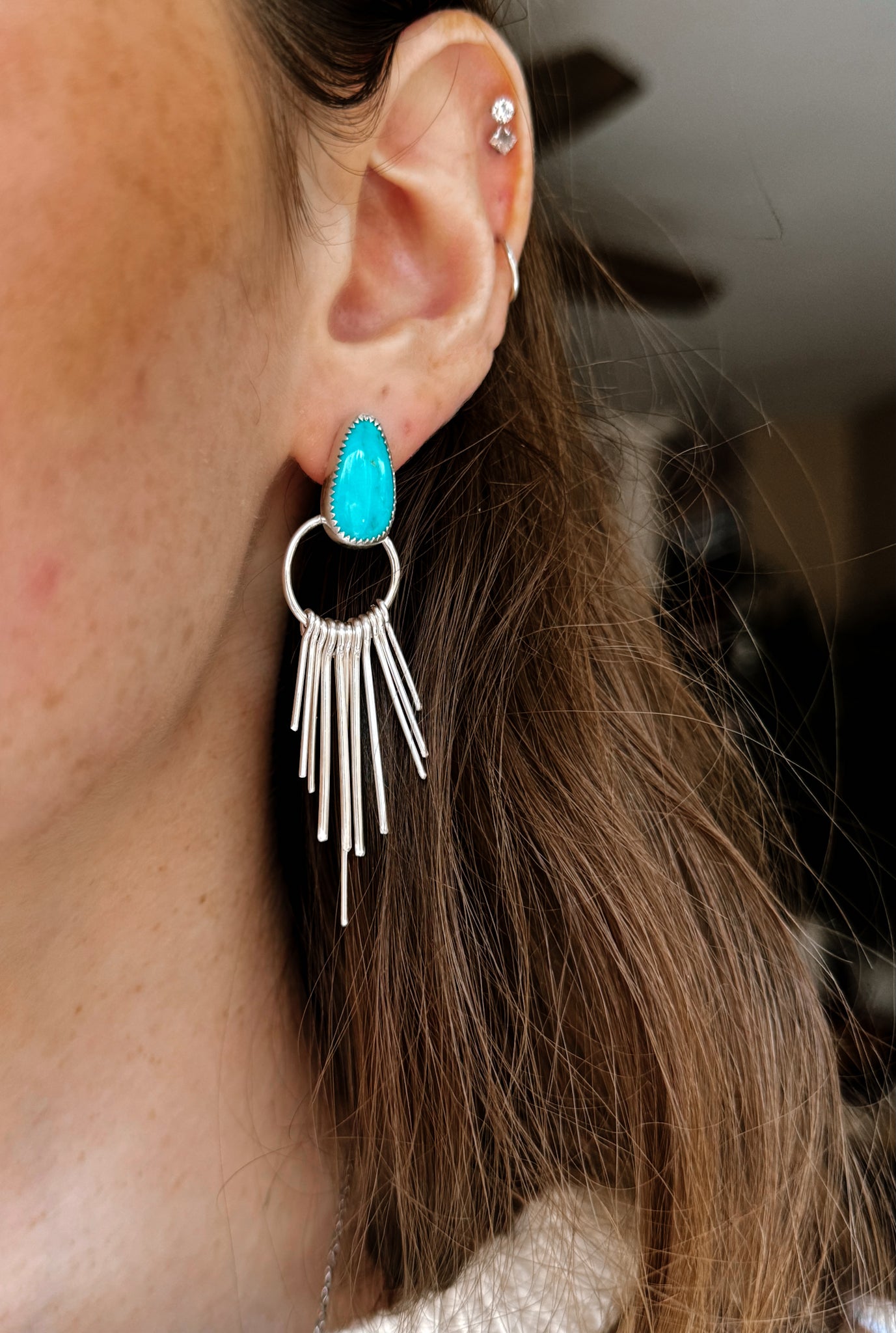 Sonoran Gem fringe studs