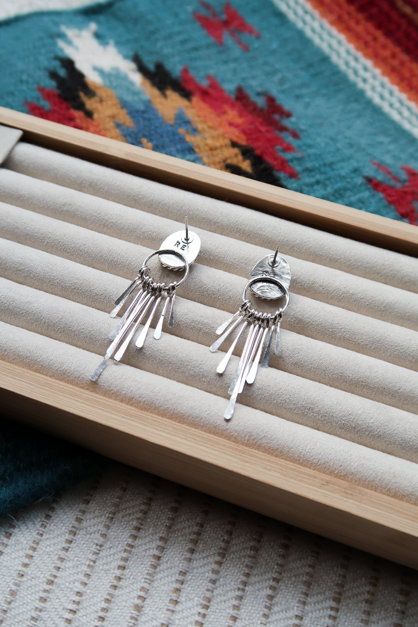 Sonoran Turquoise Fringe Earrings