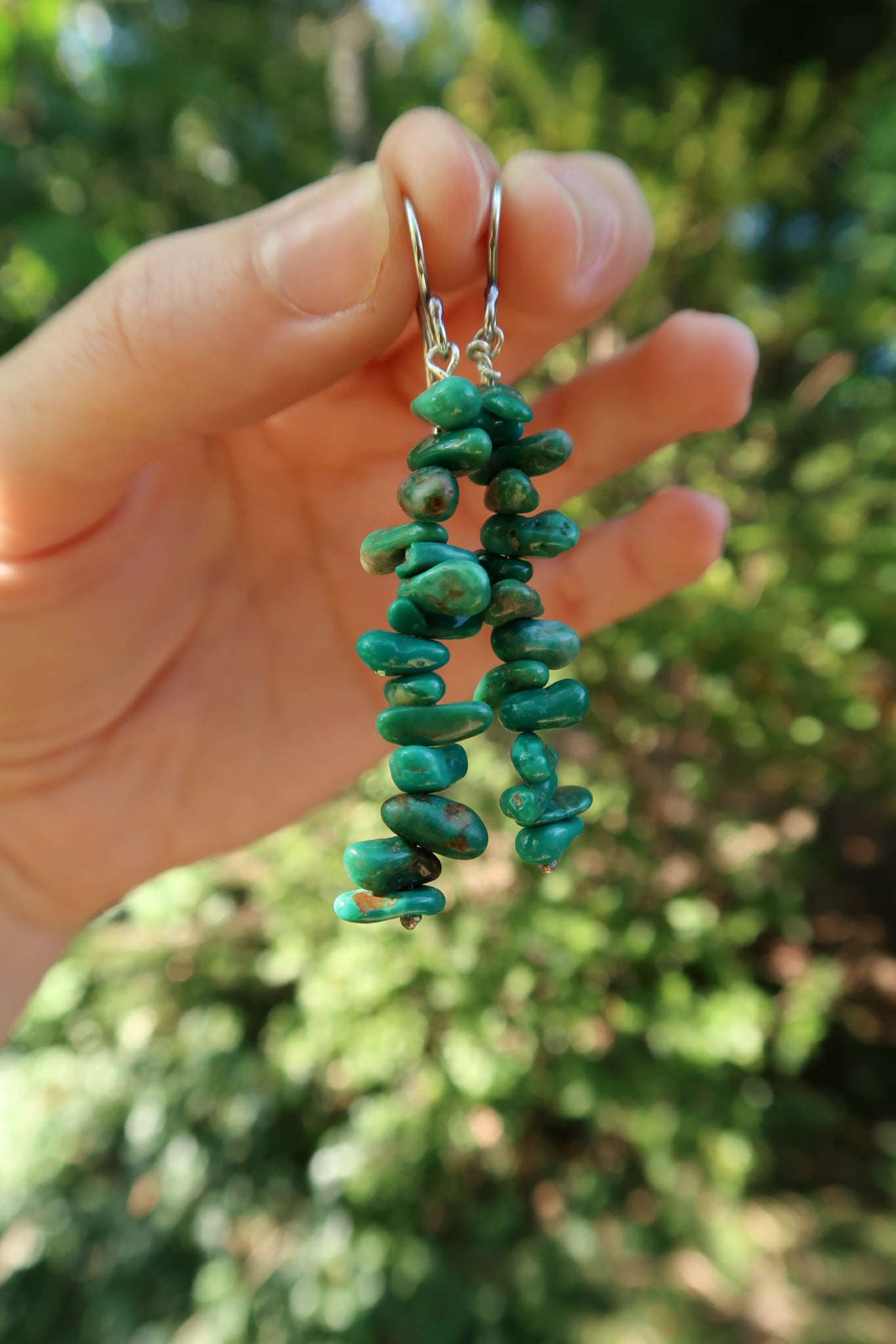 Fox Turquoise Bead Earrings