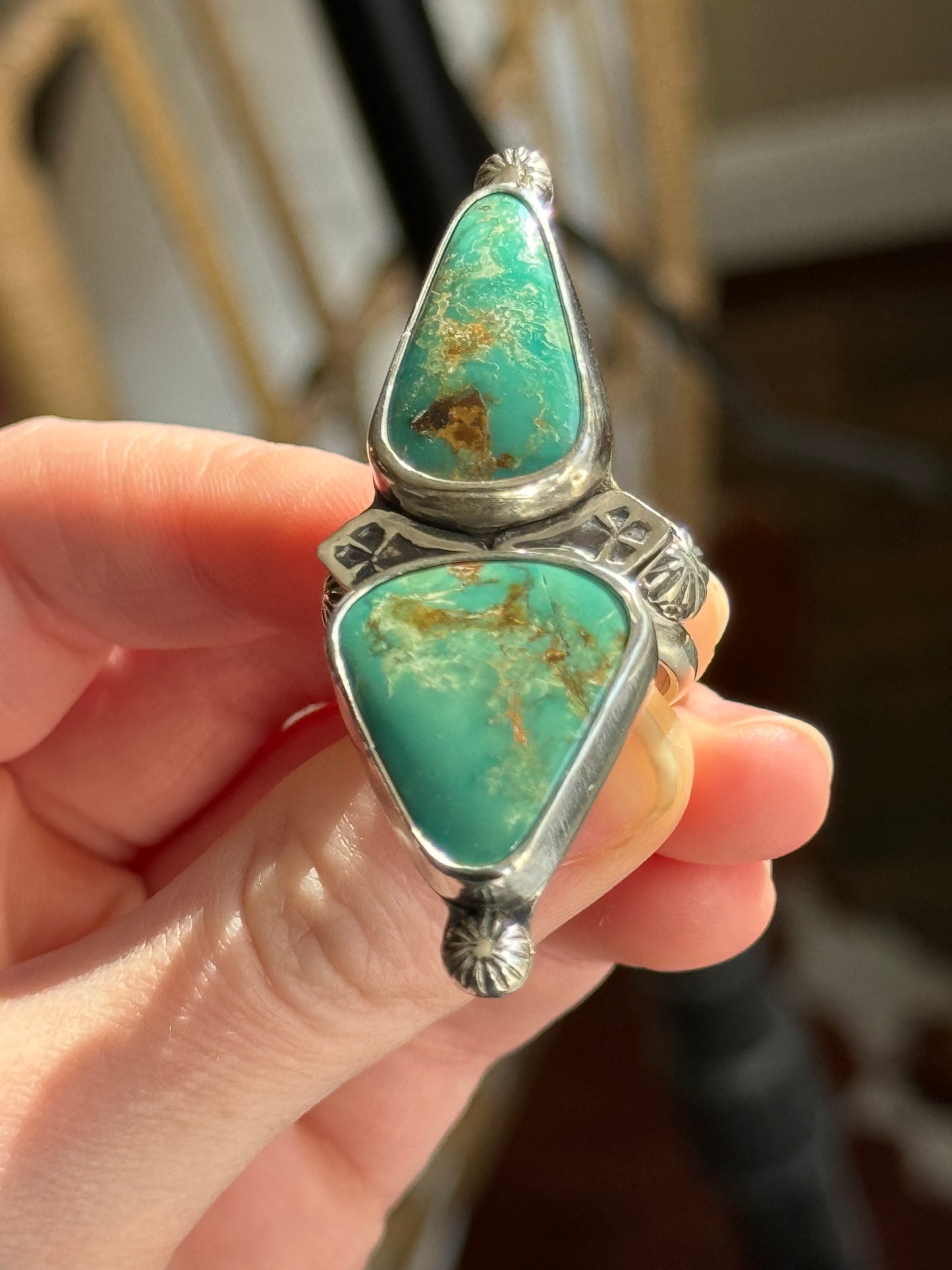 Natural Royston Turquoise Ring