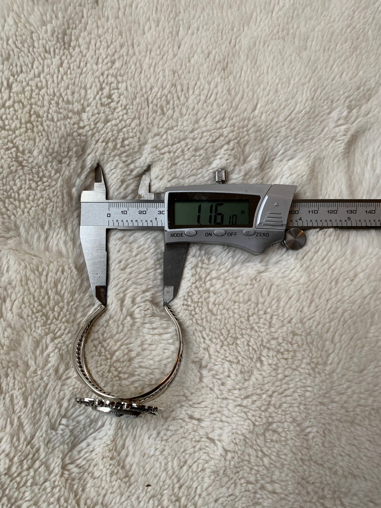 White Buffalo Cuff