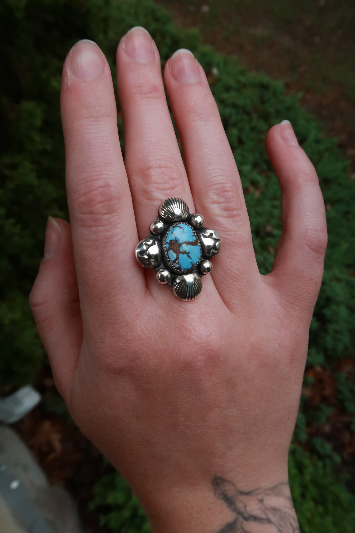 Golden Hill Stamped Ring