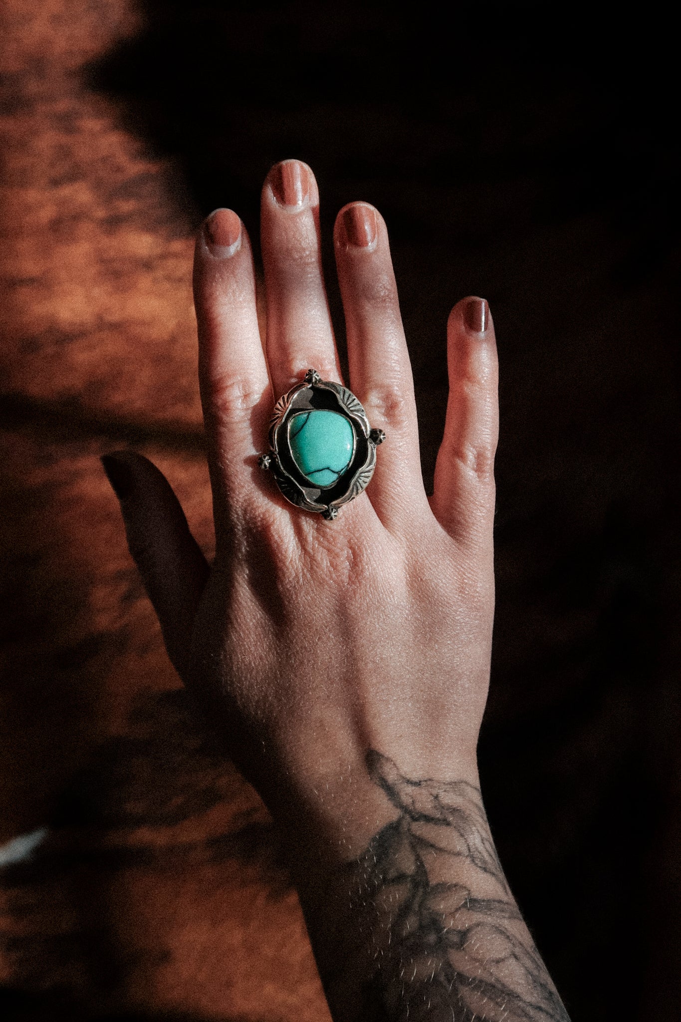 Desert Bloom Variscite Ring