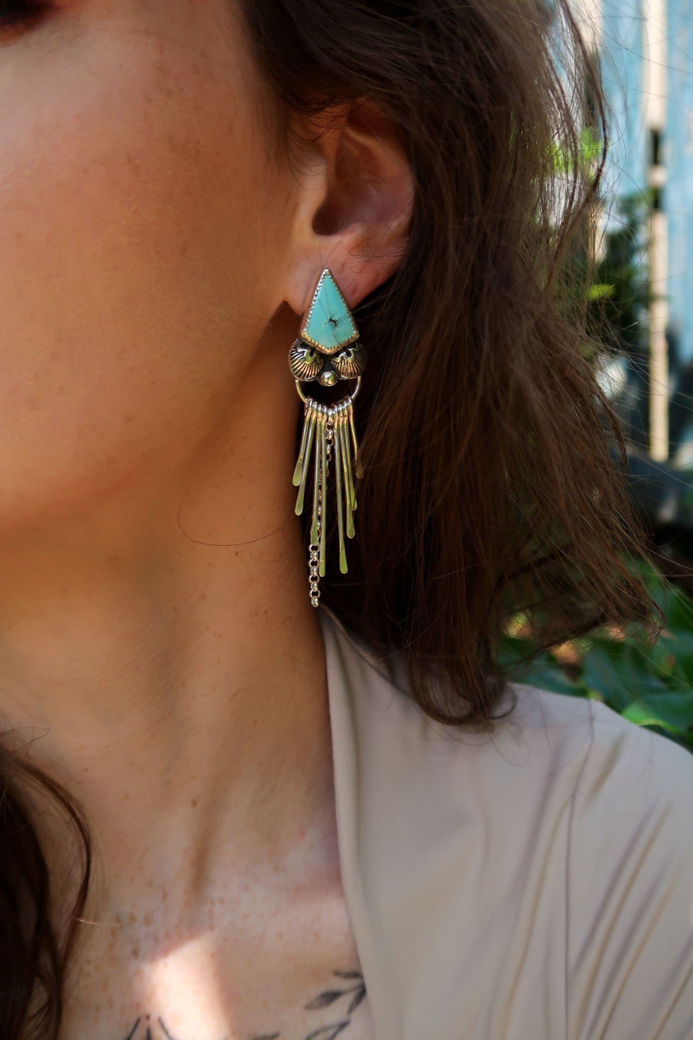 Golden Hill Fringe Earrings