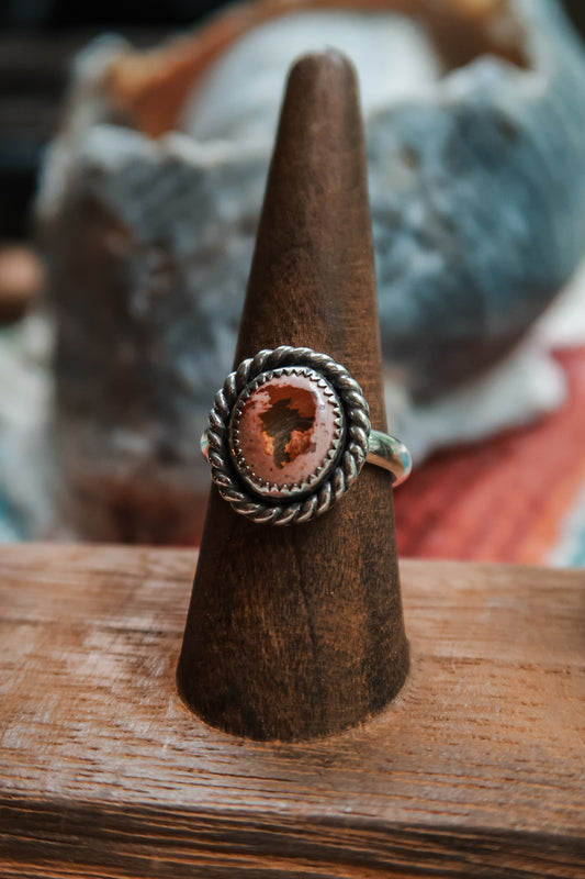 Mexican Fire Opal Ring