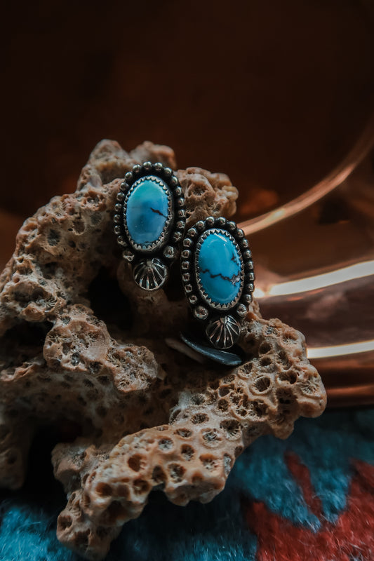 Golden Hill Stud Earrings