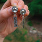 Sterling Silver Stamped Earrings