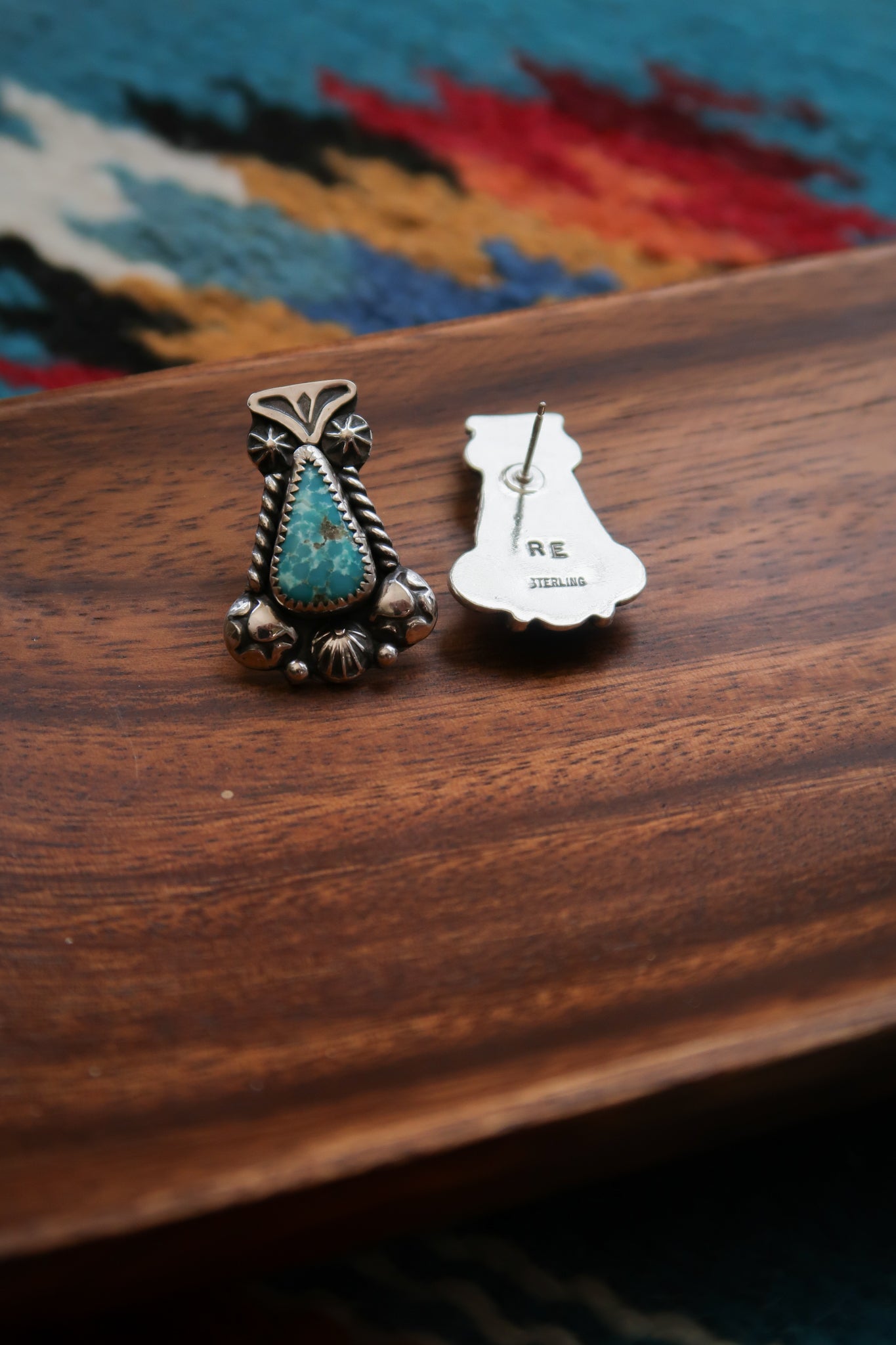 Whitewater Turquoise Earrings