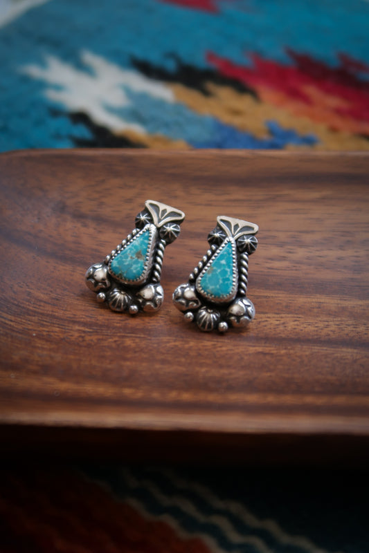 Whitewater Turquoise Earrings