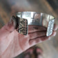 Sterling Stamped Silver Cuff