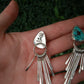 Hubei Turquoise Fringe Earrings