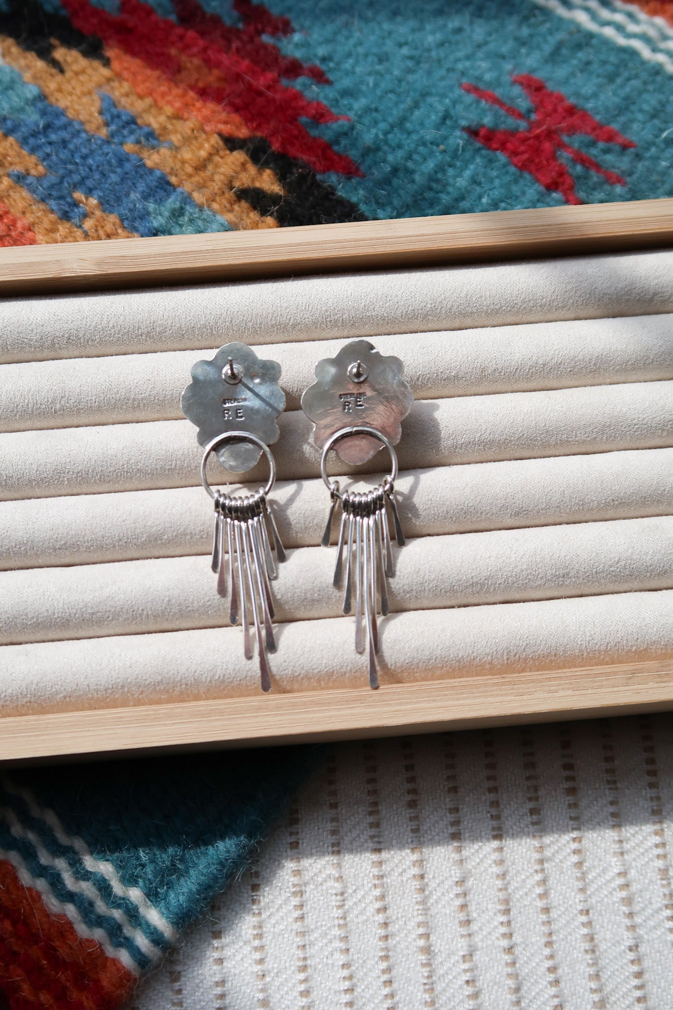 Emerald Valley Fringe Earrings