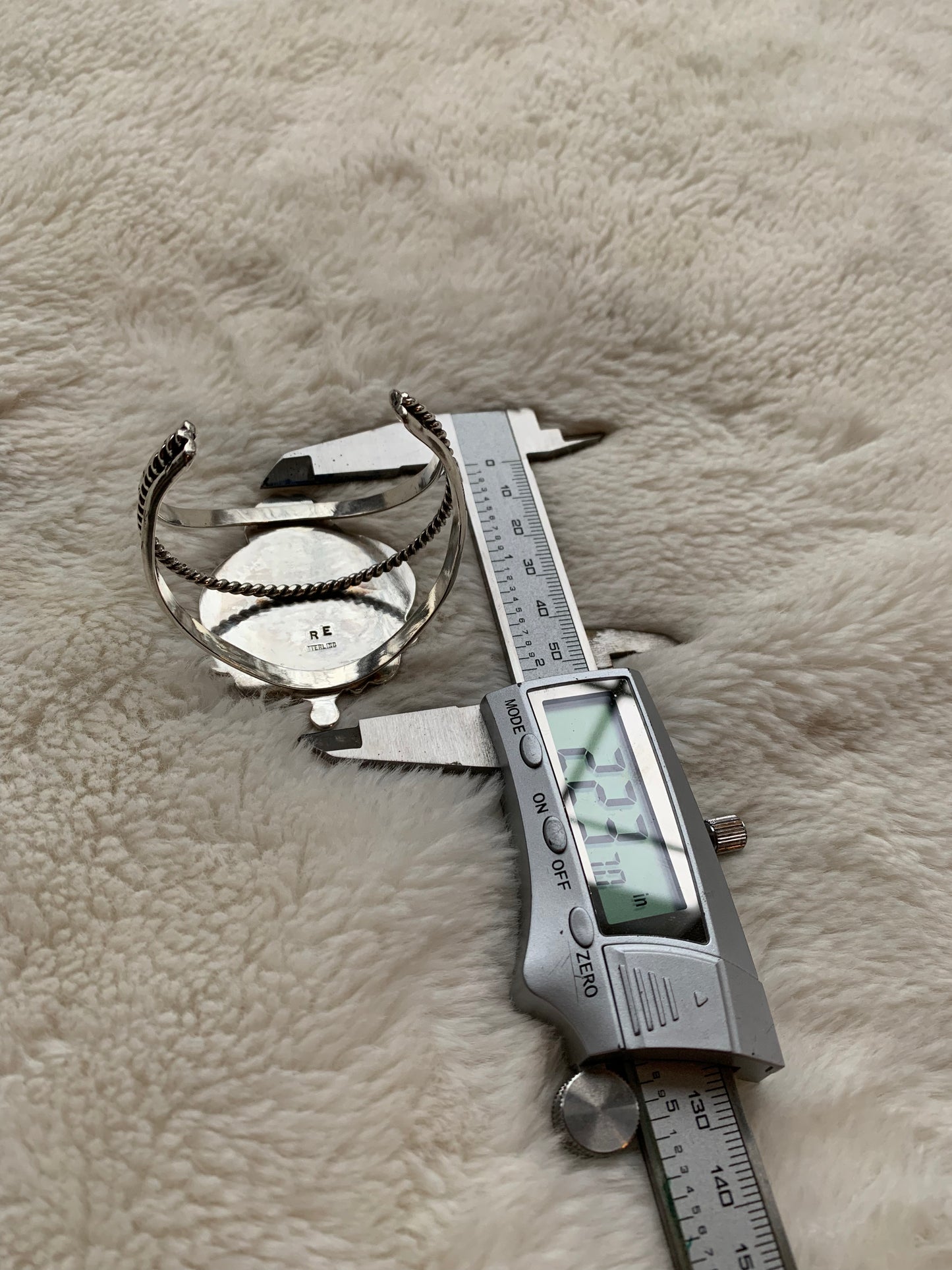 White Buffalo Cuff