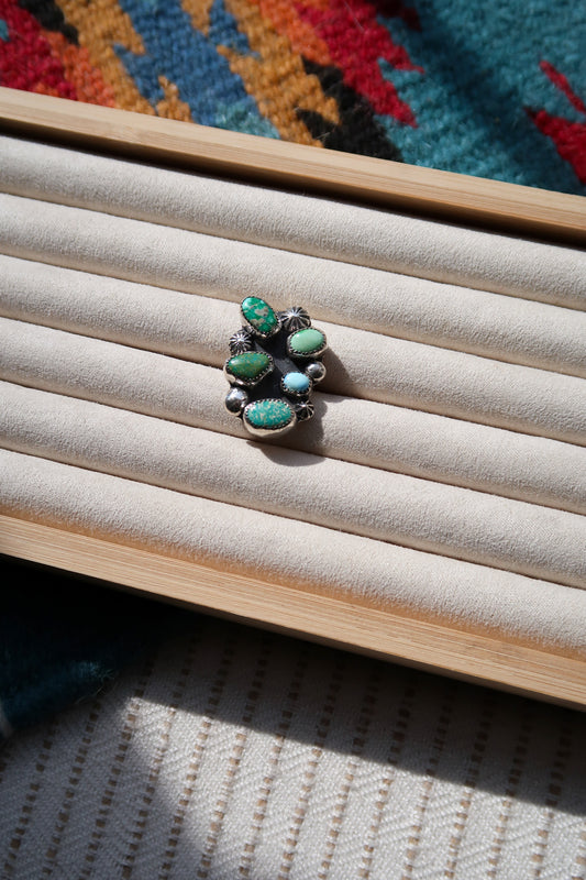 Mixed Mine Turquoise Ring