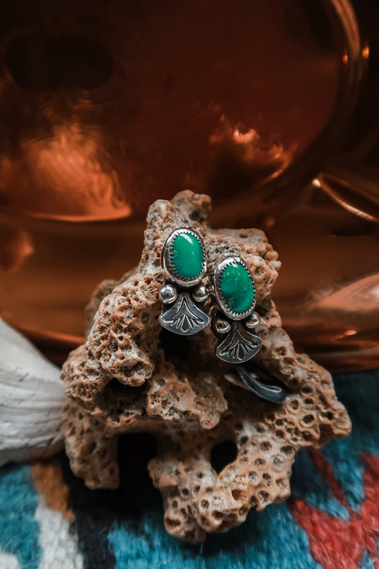 Emerald Valley Stamped Studs
