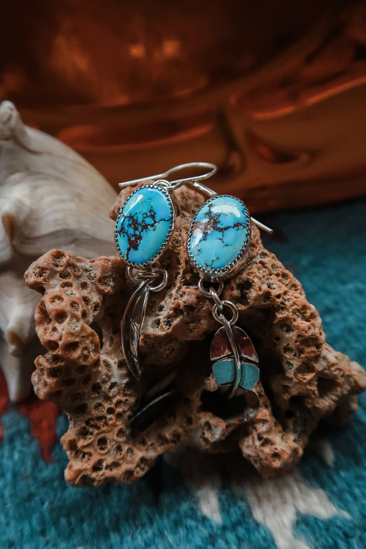 Golden Hill Feather Earrings