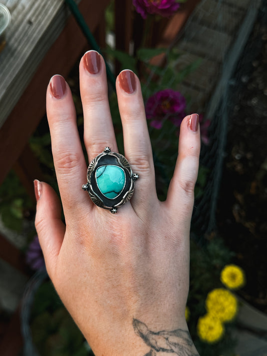 Desert Bloom Variscite Ring