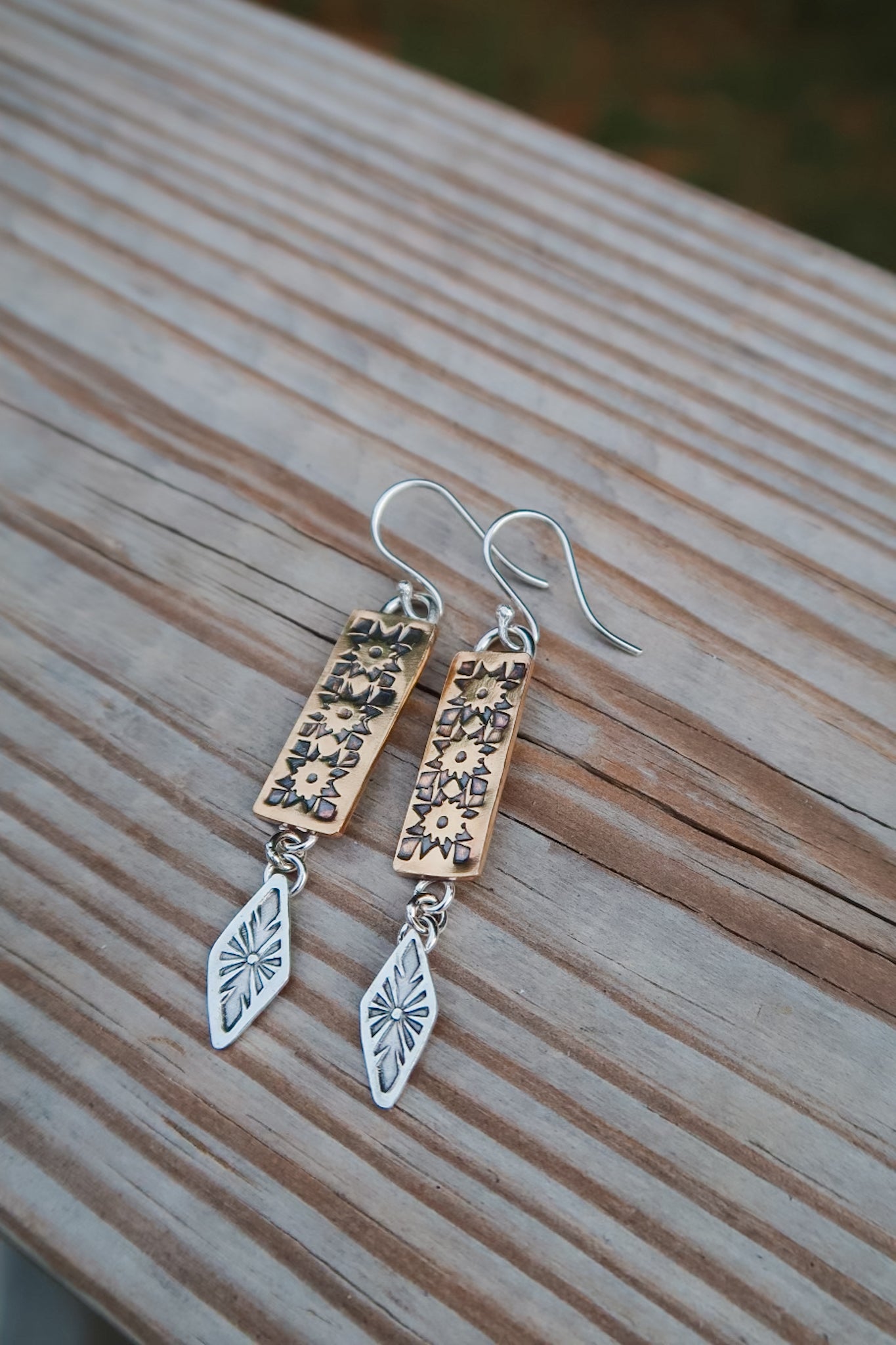 Mixed Metal Earrings