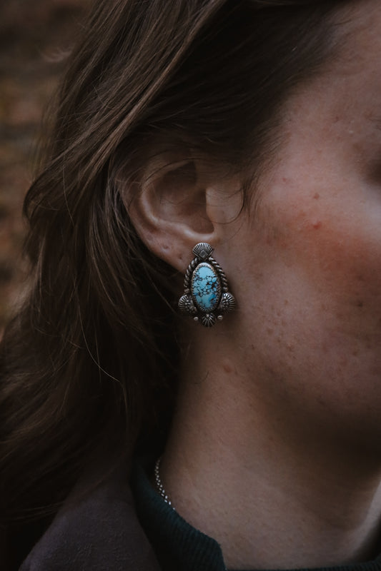 Golden Hill Turquoise Earrings