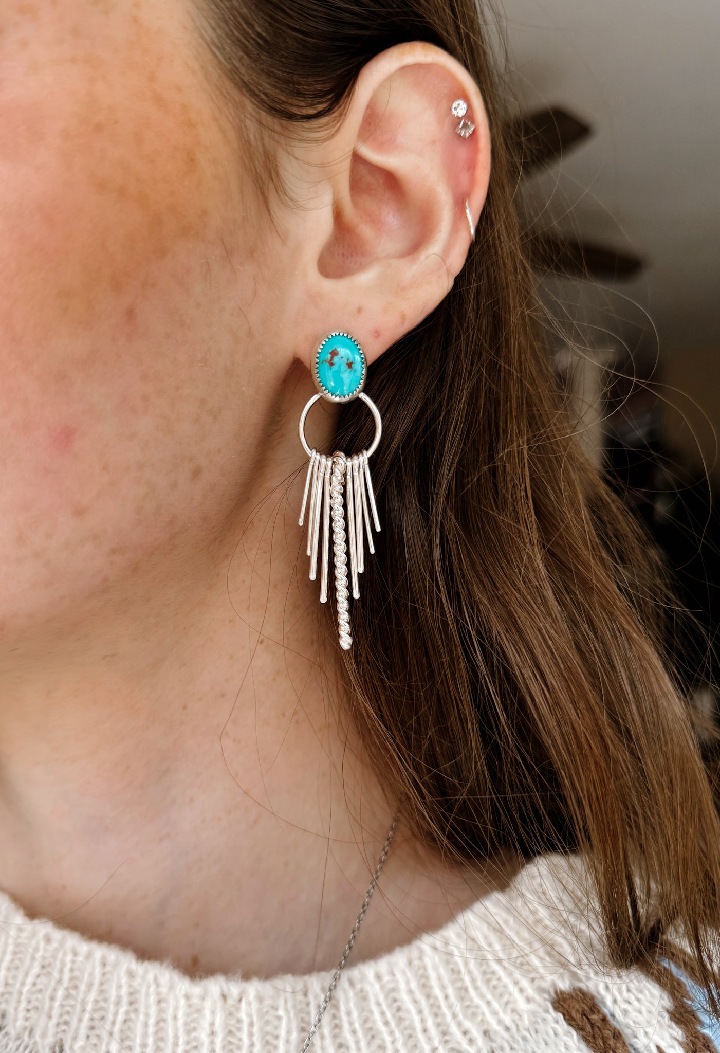 Sonoran Gem fringe studs