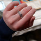 All-Silver Stamped Stacking Band