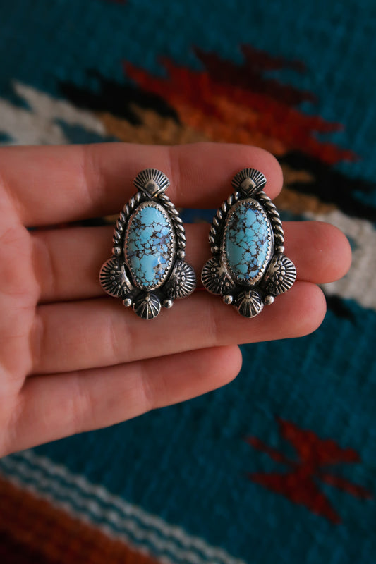 Golden Hill Turquoise Earrings