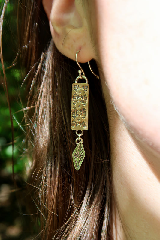 Mixed Metal Earrings