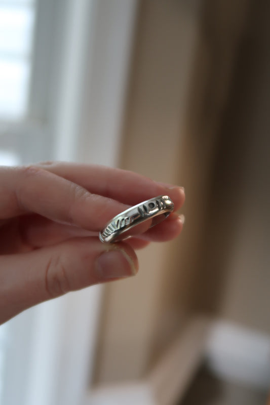 Original Stamped Stacking Band