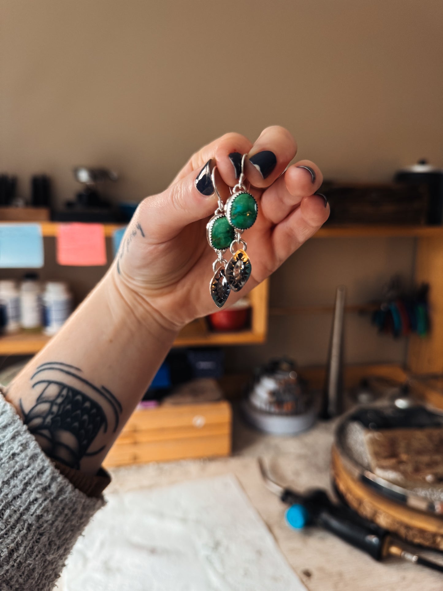 Sonoran Mountain earrings