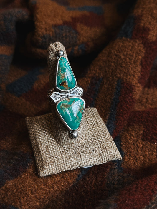Natural Royston Turquoise Ring