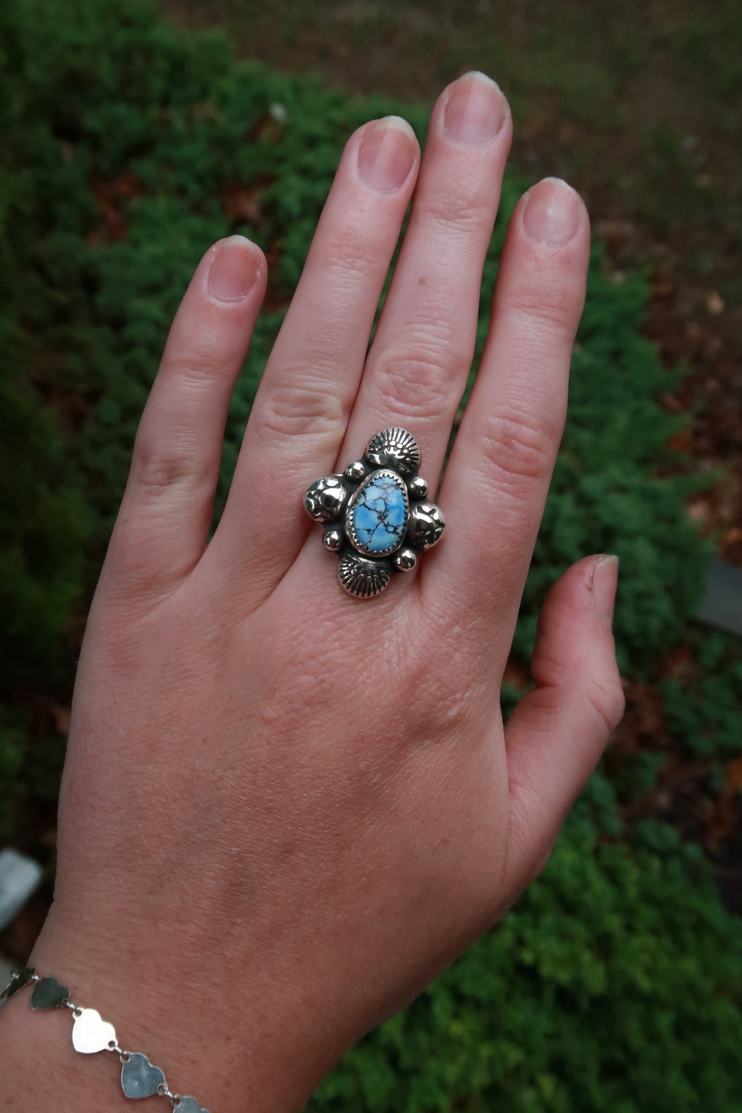 Golden Hill Stamped Ring