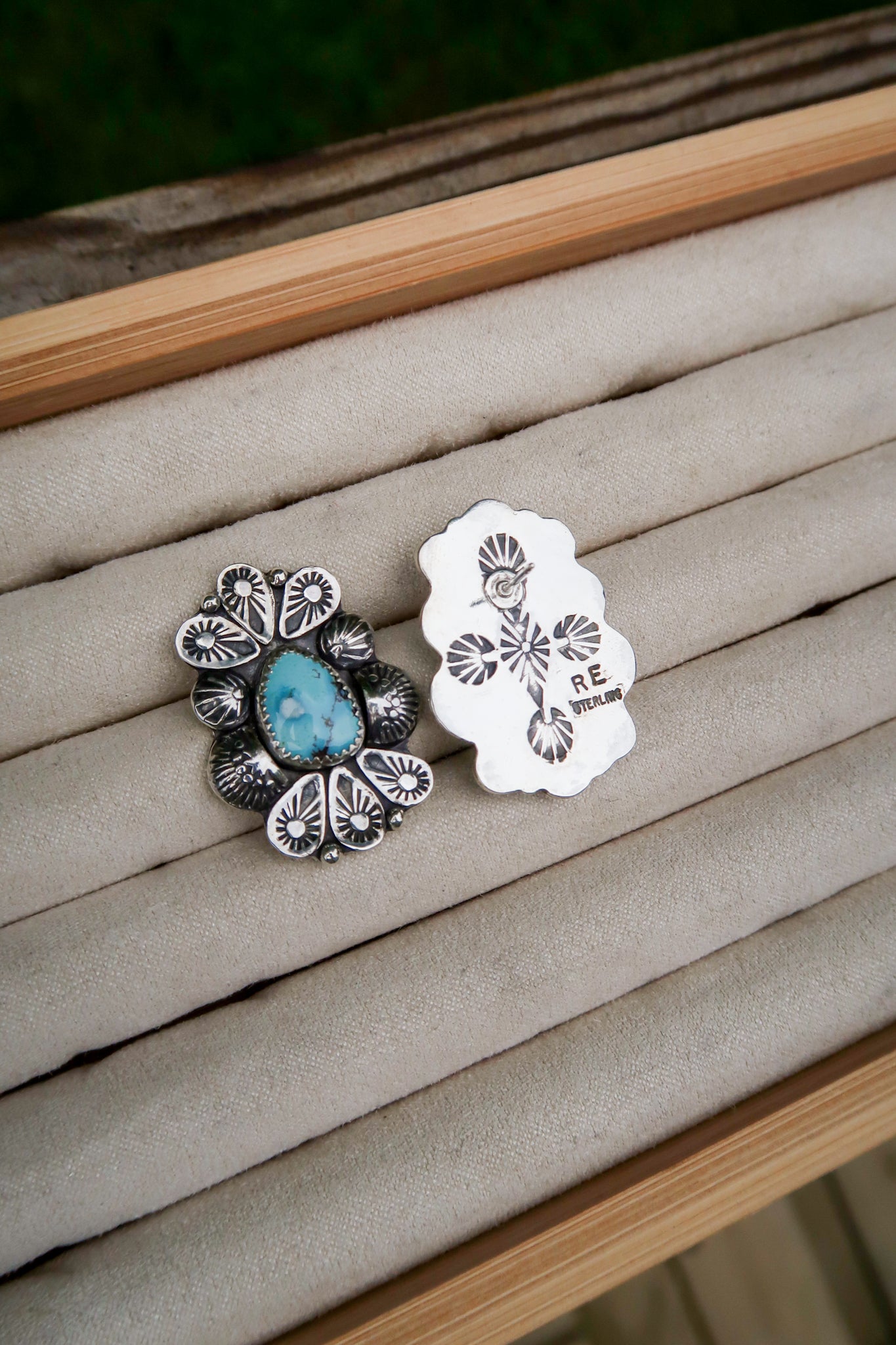 Golden Hill Stamped Studs