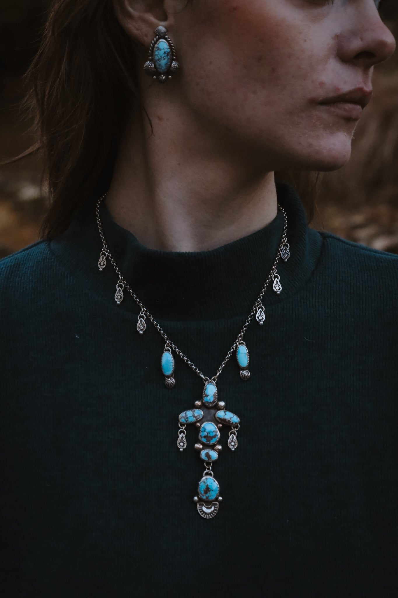 Golden Hill Turquoise Necklace