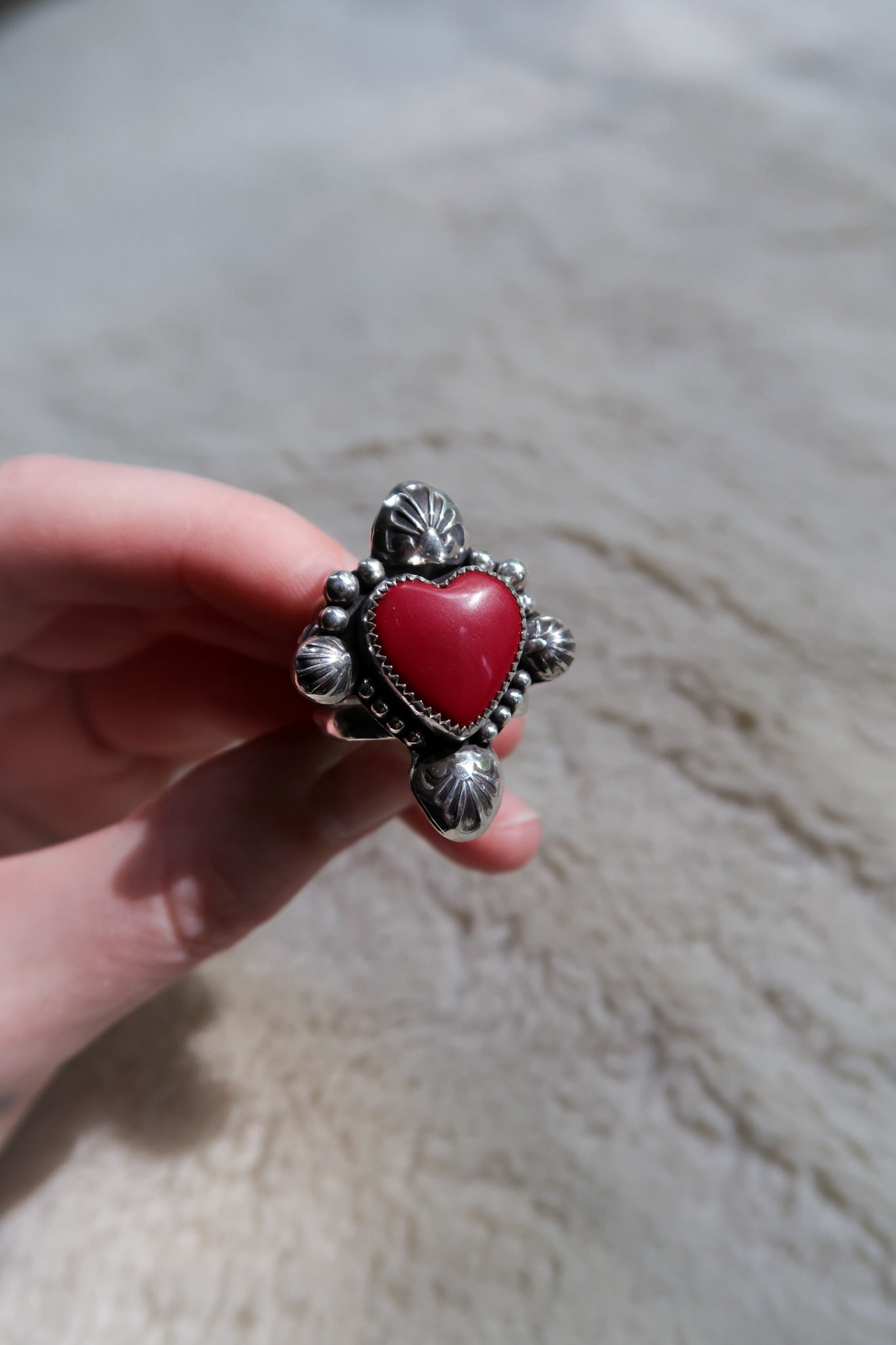 Rosarita Heart Ring