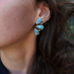 Golden Hill Cluster Earrings