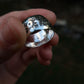 Sterling Silver Wide Band Ring