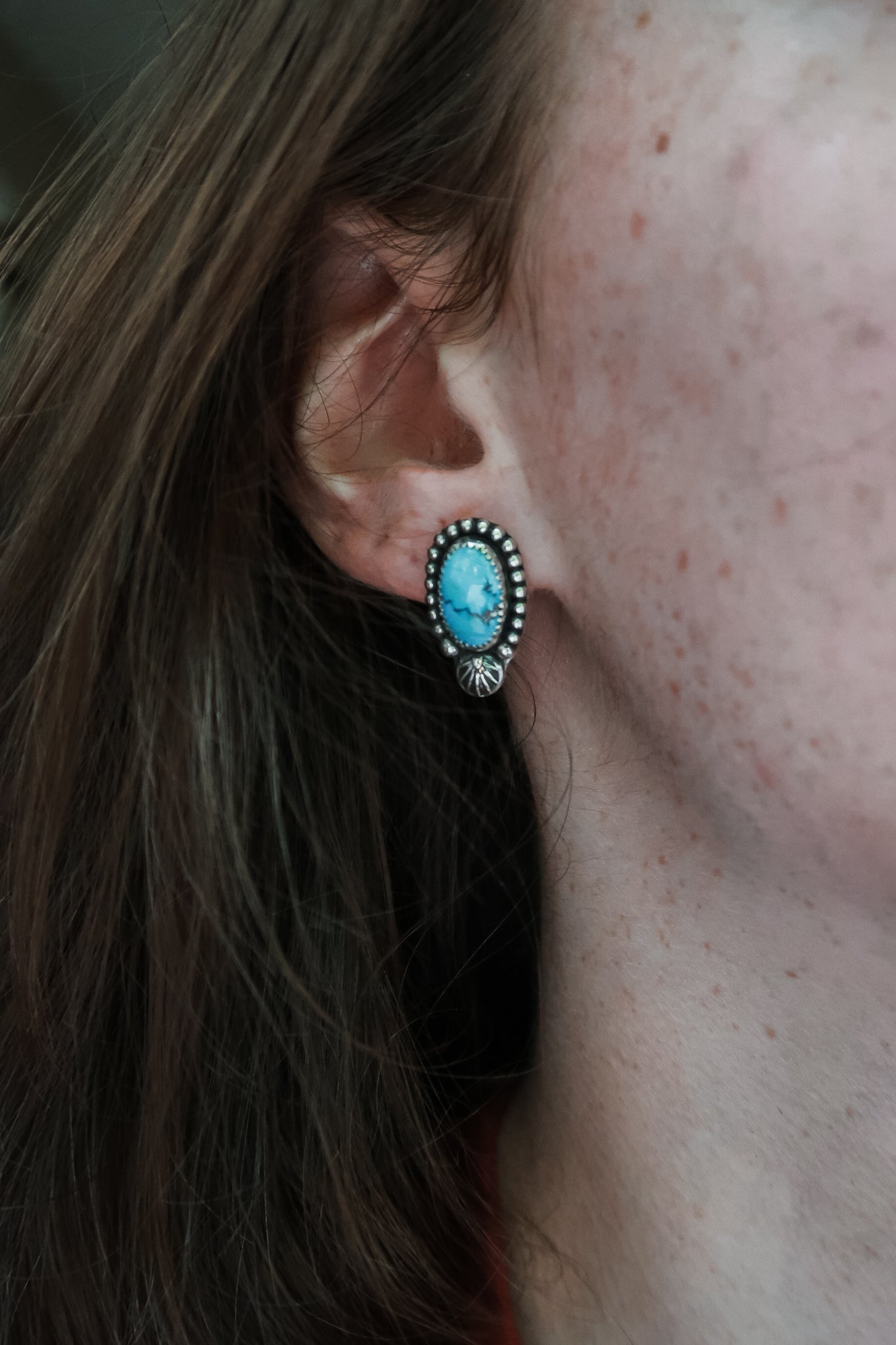 Golden Hill Stud Earrings