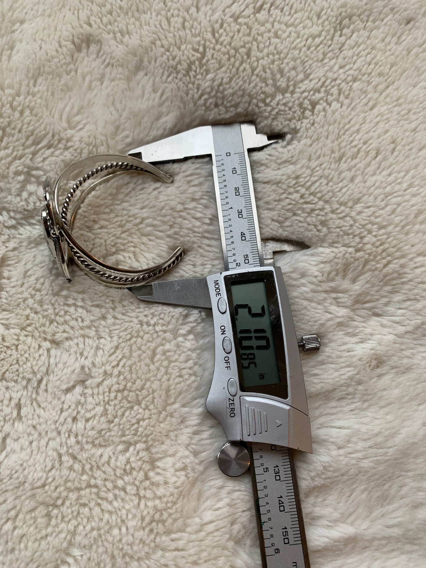 White Buffalo Cuff
