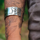 Sterling Stamped Silver Cuff
