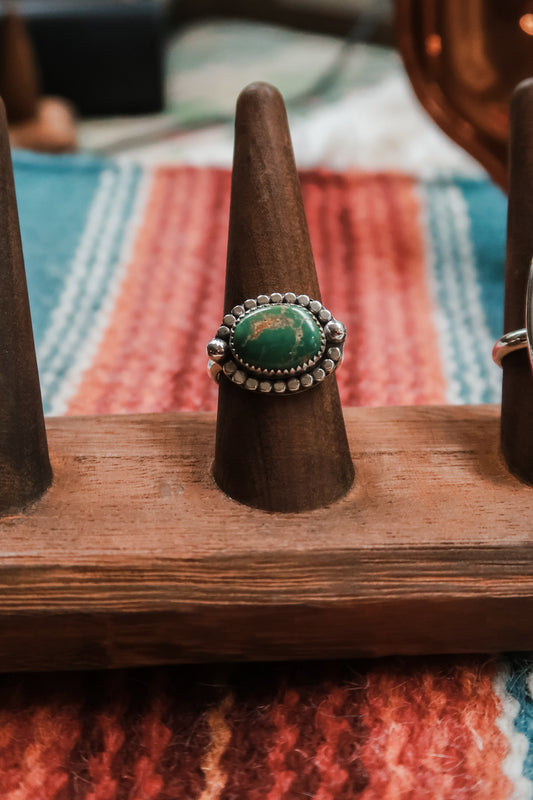 Emerald Valley Beaded Ring