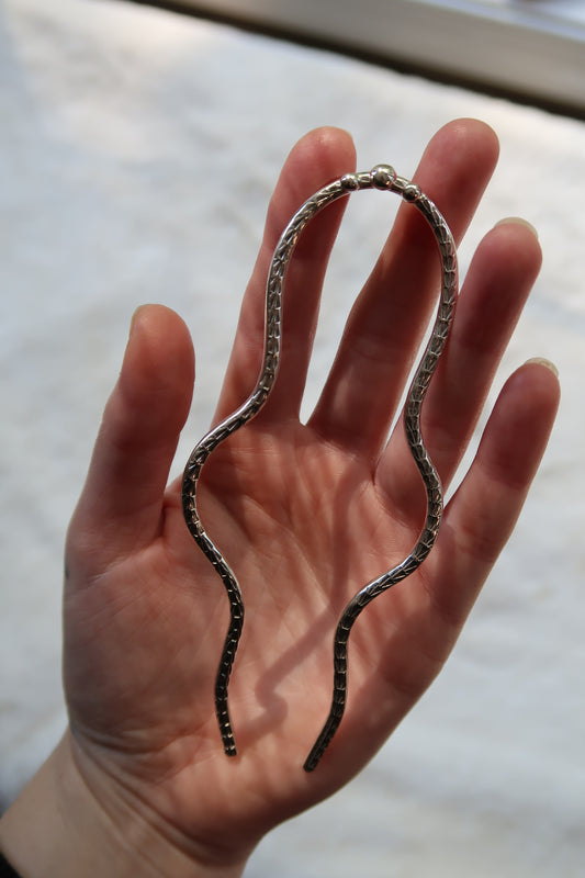 Sterling Silver Hair Fork