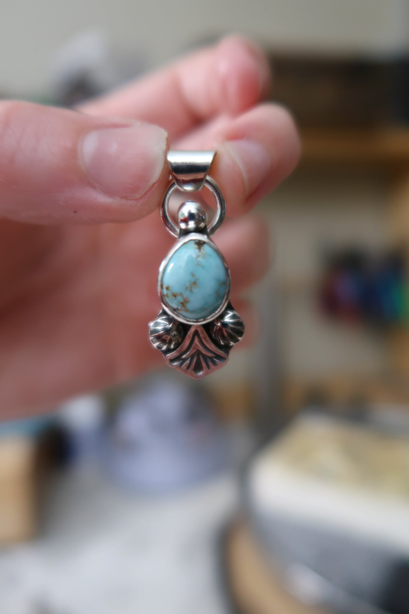 Dry Creek Turquoise Pendant