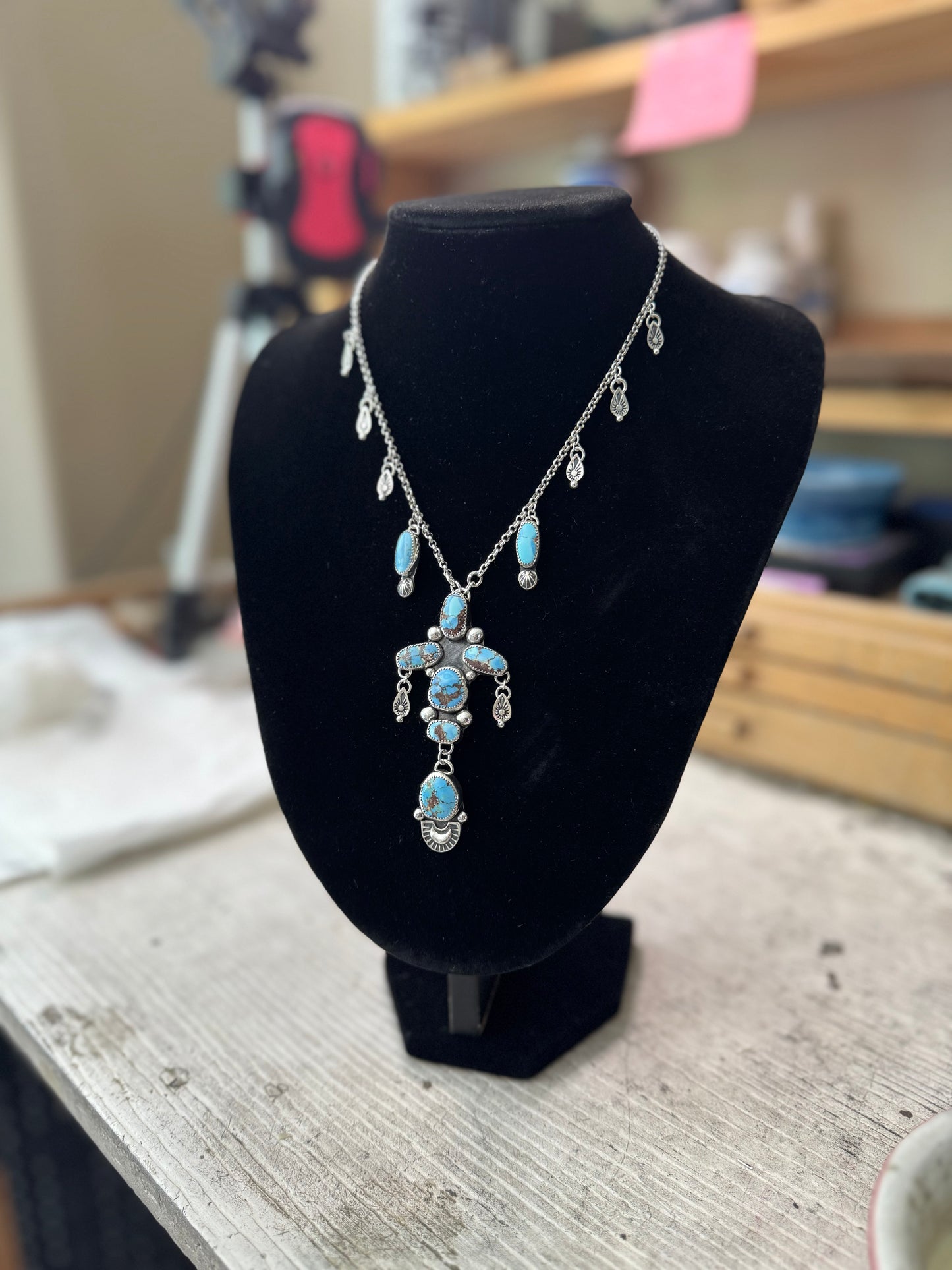 Golden Hill Turquoise Necklace