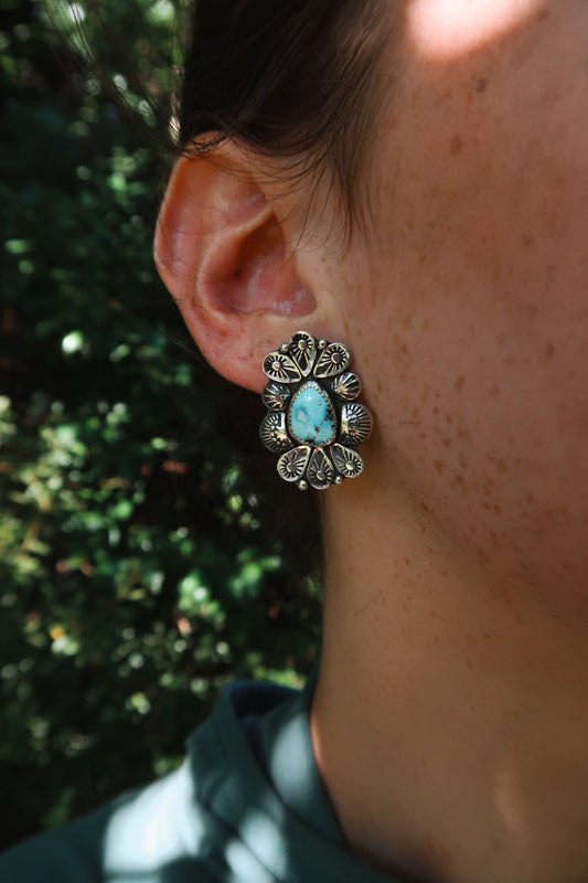Golden Hill Stamped Studs