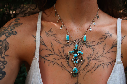 Golden Hill Turquoise Necklace
