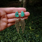 Hubei Turquoise Fringe Earrings