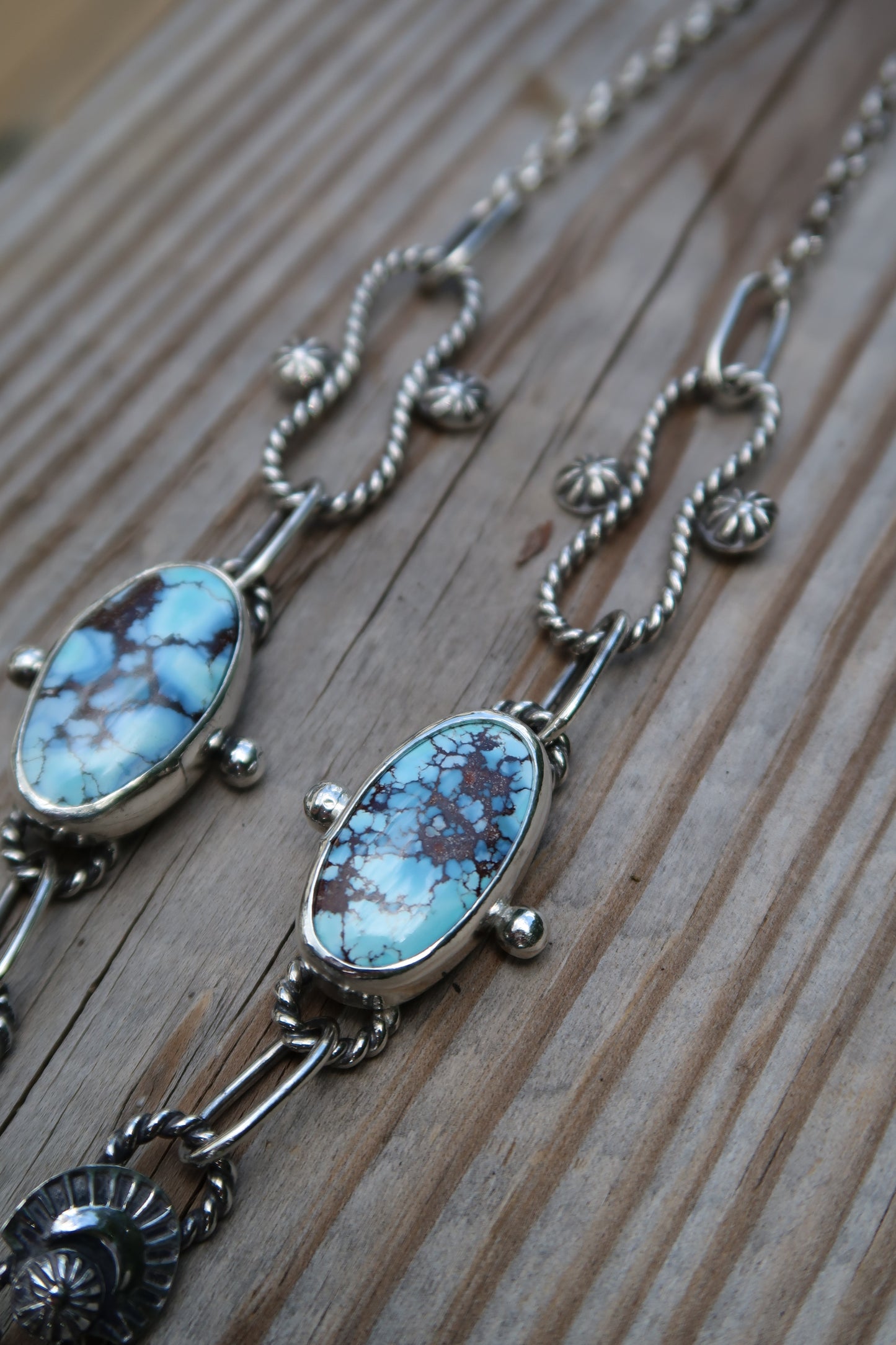 Golden Hill 3 Stone Necklace