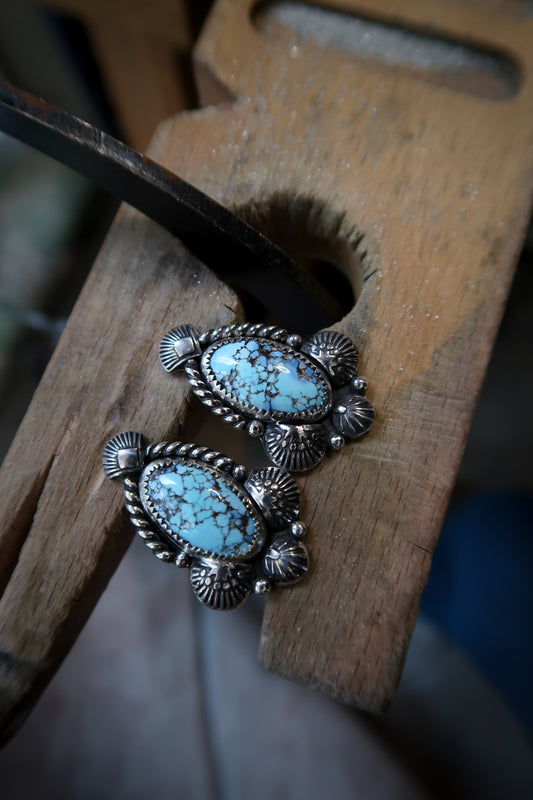 Golden Hill Turquoise Earrings